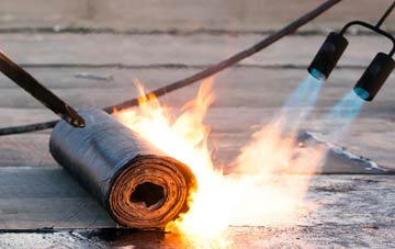 Burroughs Grove asphalt flat roofing repairs